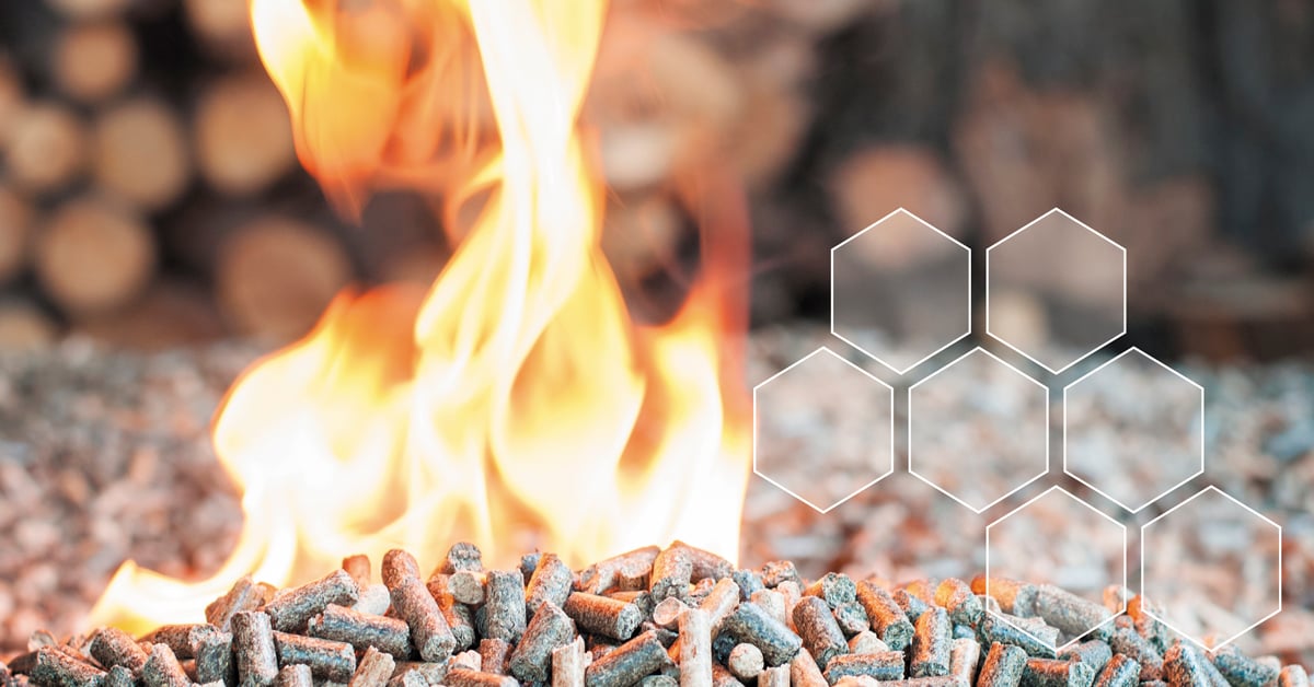 Fire on pellets with polygons